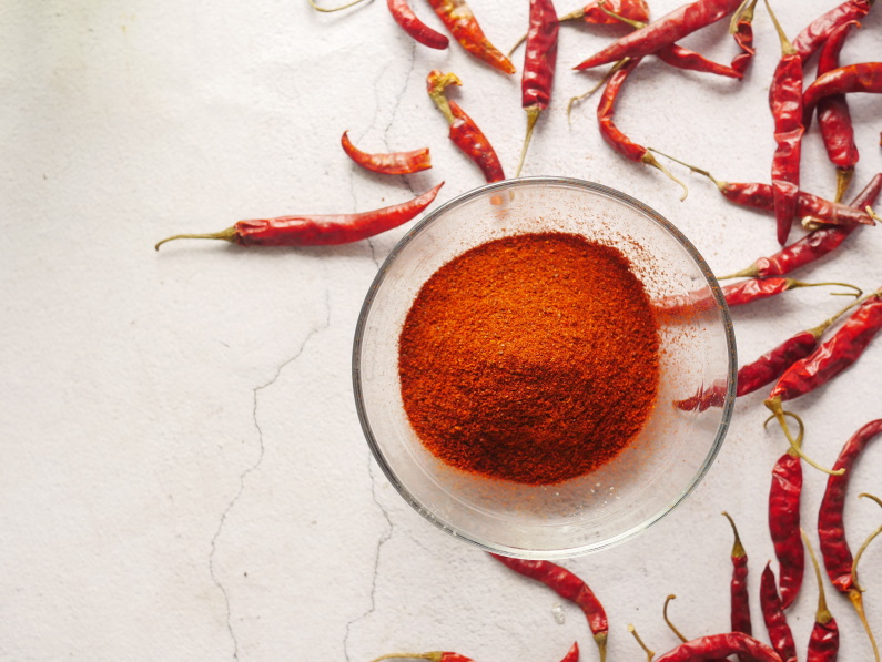 dried chilies and chili powder